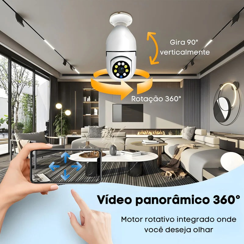 Câmera de Segurança Inteligente Full HD com WI-FI - SecureVision Max
